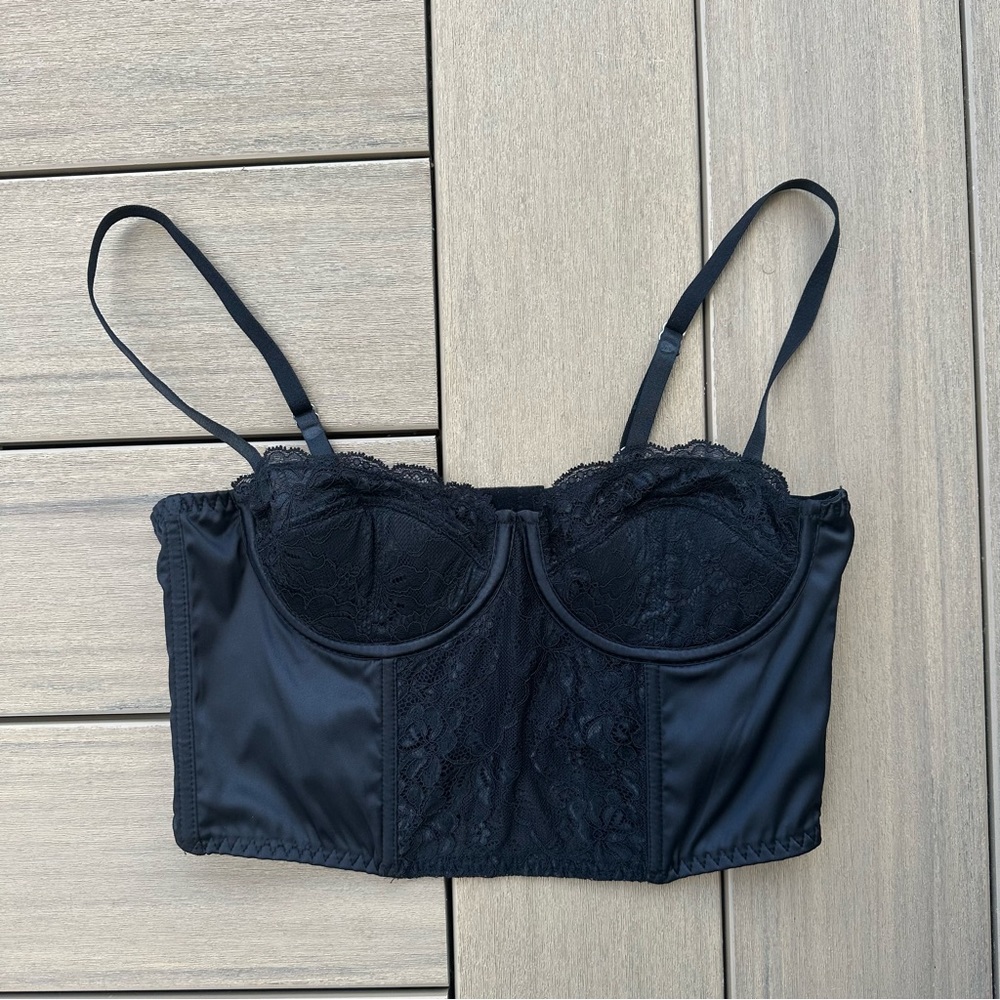 Urban Outfitters Black Corset Top